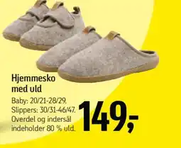 Føtex Hjemmesko med uld tilbud