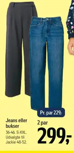 Føtex Jeans eller bukser tilbud