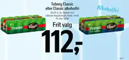 Føtex Tuborg Classic eller Classic alkoholfri tilbud