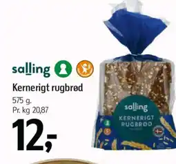Føtex Salling Kernerigt rugbrød tilbud