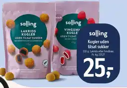 Føtex Salling Kugler uden tilsat sukker tilbud