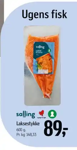 Føtex Salling Laksestykke tilbud