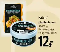 Føtex Naturli' plante de mer tilbud