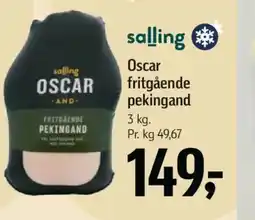 Føtex Salling Oscar fritgående pekingand tilbud