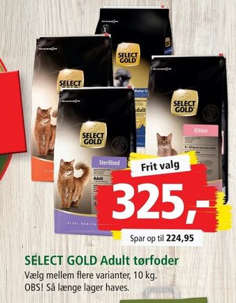 Maxi Zoo SELECT GOLD Adult tørfoder tilbud