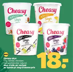 Netto CHEASY Skyr tilbud