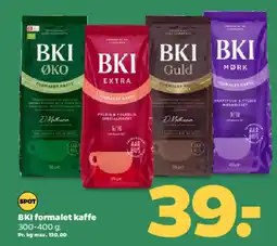 Netto BKI Formalet kaffe tilbud