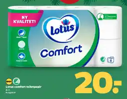 Netto LOTUS Comfort toiletpapir tilbud