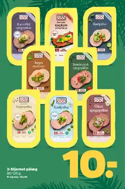 Netto 3-stjernet pålæg tilbud