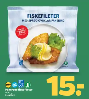 Panerede fiskefileter
