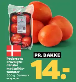 Netto Pedersens fravalgte danske madspilds- tomater tilbud