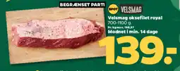 Netto VELSMAG Oksefilet royal tilbud