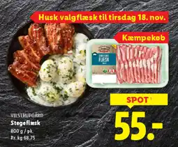 Lidl VILSTRUPGÅRD Stegeflæsk tilbud