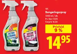 Lidl W5 Rengøringsspray tilbud