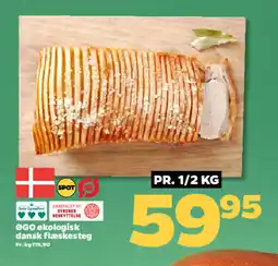 Netto Øgo økologisk dansk flæskesteg tilbud