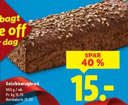 Lidl Solsikkerugbrød tilbud