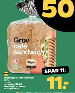 Netto Kohberg grov café sandwich tilbud