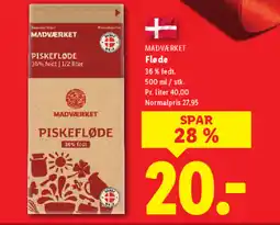 Lidl MADVÆRKET Fløde tilbud