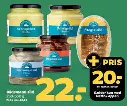 Netto Bådsmand sild tilbud