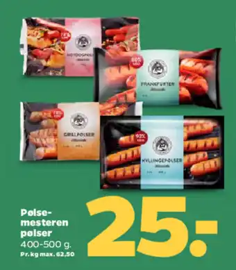 Netto Pølse- mesteren pølser tilbud