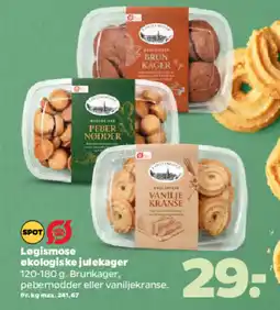 Netto LØGISMOSE Økologiske julekager tilbud