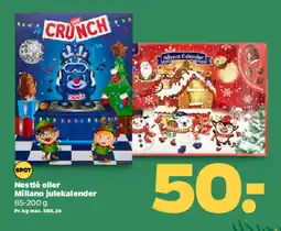 Netto Nestlé eller millano julekalender tilbud