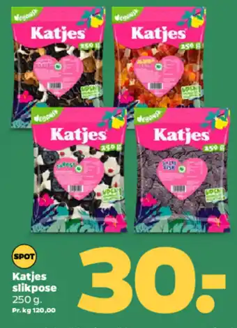 Netto KATJES Slikpose tilbud