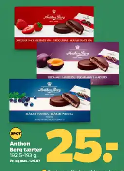 Netto ANTHON BERG Tærter tilbud
