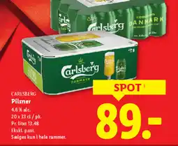 Lidl CARLSBERG Pilsner tilbud