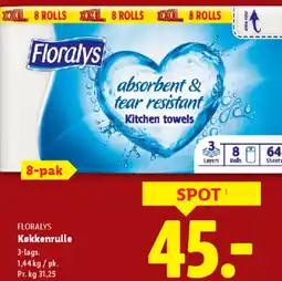 Lidl FLORALYS Køkkenrulle tilbud