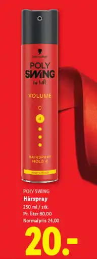 Lidl POLY SWING Hårspray tilbud