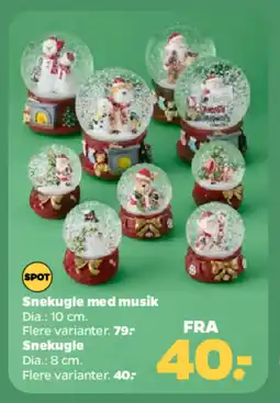 Netto Snekugle med musik tilbud