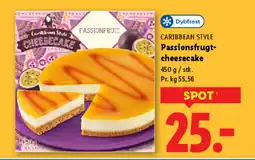Lidl CARIBBEAN STYLE Passionsfrugt- cheesecake tilbud