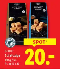 Lidl DELUXE Julefudge tilbud
