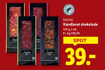 Lidl DELUXE Håndlavet chokolade tilbud