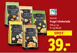 Lidl DELUXE Frugt i chokolade tilbud