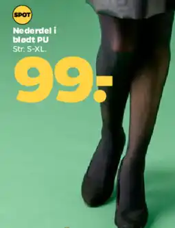 Netto Nederdel i blødt pu tilbud