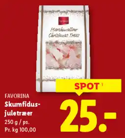 Lidl FAVORINA Skumfidus- juletræer tilbud