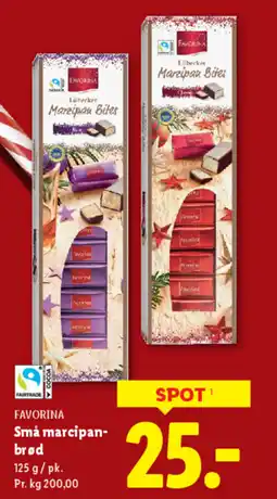 Lidl FAVORINA Smá marcipan- brød tilbud