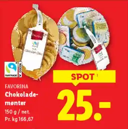 Lidl FAVORINA Chokolade- mønter tilbud