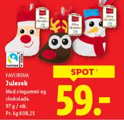 Lidl FAVORINA Julesok tilbud