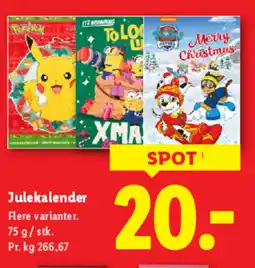 Lidl Julekalender tilbud
