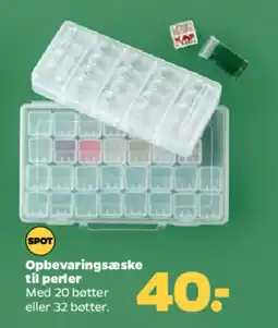 Netto Opbevaringsæske til perler tilbud