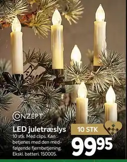 Din Isenkræmmer LED juletræslys, DKK 99.95 tilbud