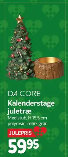 Din Isenkræmmer Kalenderstage juletræ, DKK 59.95 tilbud