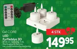 Din Isenkræmmer LED Fyrfadslys 3D, DKK 149.95 tilbud