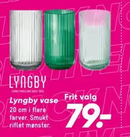 Bilka Lyngby vase, DKK 79 tilbud