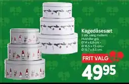 Din Isenkræmmer Kagedåsesæt, DKK 49.95 tilbud