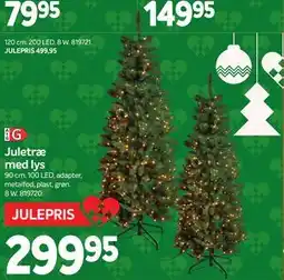 Din Isenkræmmer Juletræ med lys, DKK 299.95 tilbud