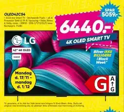 Bilka LG OLED42C54, DKK 6440 tilbud